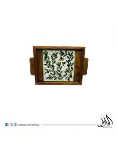 Small Square Tray Brown- Zaytoon