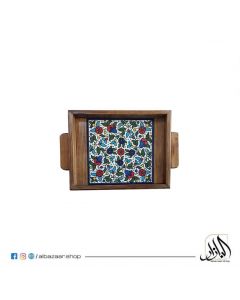 Small Square Tray Brown - Colorful