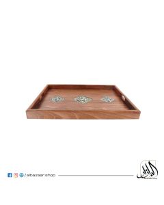 Wood Tray with Qishani Ceramic