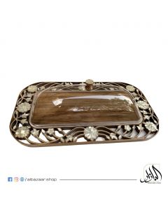 Wooden Tray with Plexiglas Cover