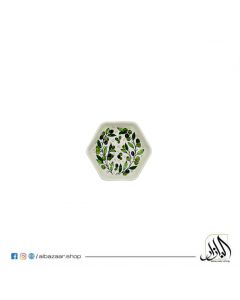 Zaytoon Hexagon Plate 14 cm