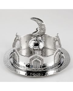 Ramadan Round Serving 3 Silver