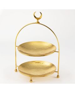Ramadan Serving Stand Gold