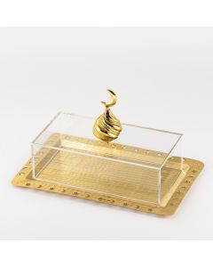 Ramadan Rectangle Serving Gold