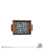 Small Square Tray Brown - Colorful