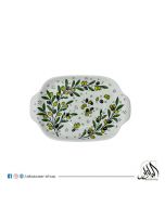 Zaytoon Rectangle Plate with handles 24x20 CM