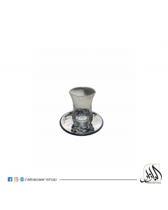 Tea Cup with Saucer (Blue Flower)