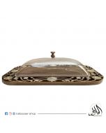 Wooden Tray with Plexiglas Cover