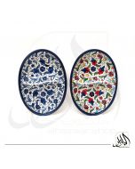 2 Sections Serving Plate